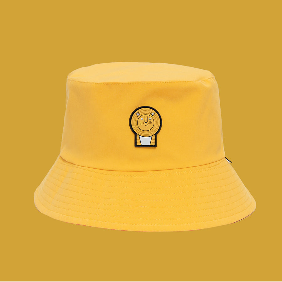Kids Reversible Bucket Hat - Lion/Tiger