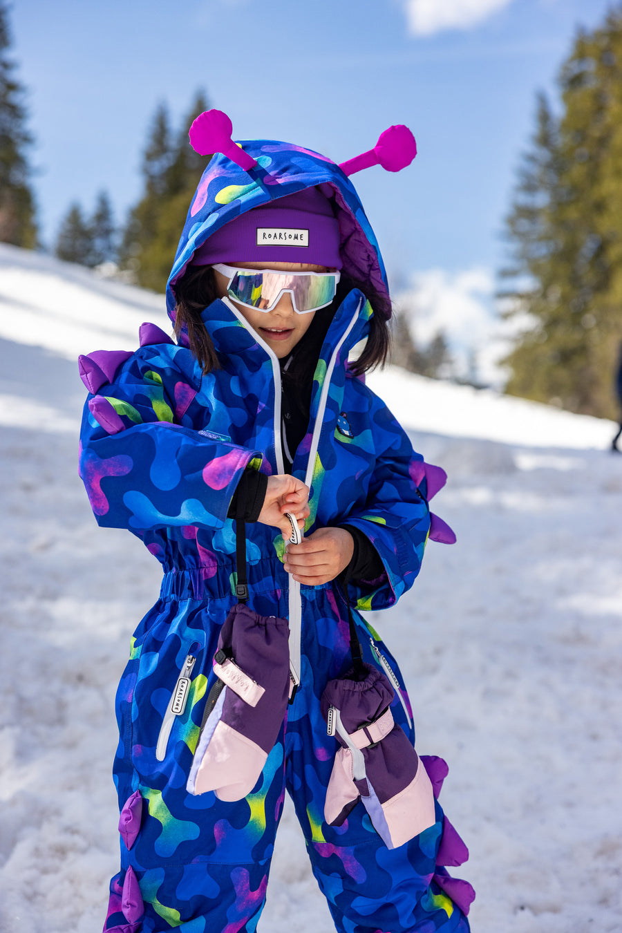 Camo the Alien - Midnight Nebula Snow Suit