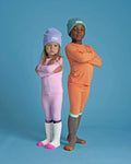 Kids Ski Socks - Brown/Mint