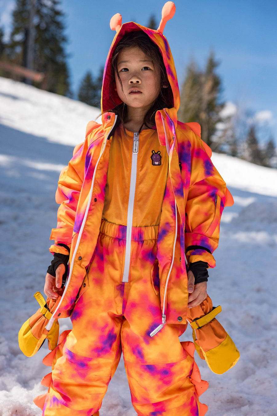 Camo the Alien - Solar Flare Ski Salopettes / Bib Pants