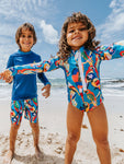 Squawk the Parrot - Kids Swim Suit