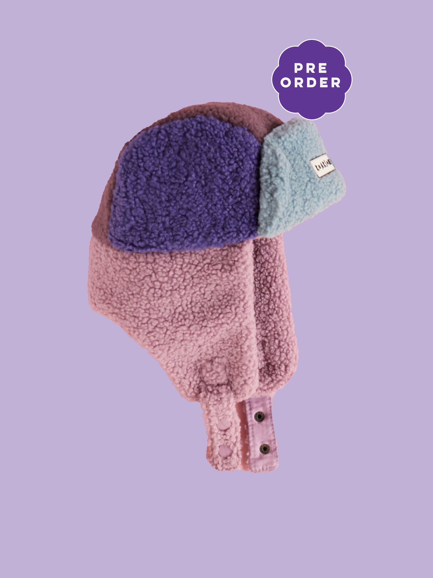 Kids Trapper Hats - Pink/Lilac