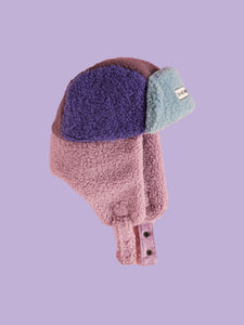Çocuk Trapper Şapkaları - Pembe/Lila