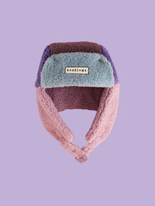 Kids Trapper Hats - Pink/Lilac