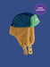 Kids Trapper Hats - Blue/Beige